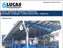 Tablet Screenshot of lucaselectrohidraulica.com